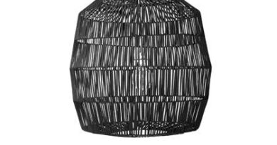 Foto Ay Illuminate - Nama 5 Black - Hanglamp - Rattan - Zwart - 78 H:78