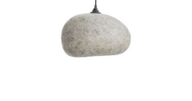 Foto Ay Illuminate - Pebble Grey Medium - Hanglamp - Grijs - 36 H:19