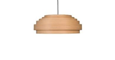 Foto Ay Illuminate - Thin Wood Shade Large - Hanglamp - Bamboe - 70 H:27