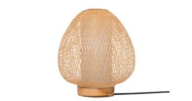 Foto Ay Illuminate - Twiggy AW - Tafellamp - Bamboe - Naturel - 30cm