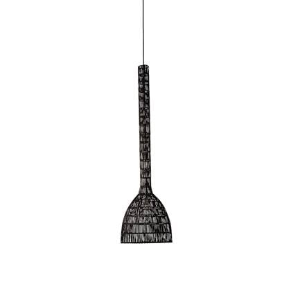 Foto Ay Illuminate - Umut 3 Black - Hanglamp - Zwart - Rattan - 35 H:114