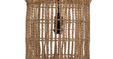 Foto Bazar Bizar - De Abaca Bird Cage Hanglamp - Naturel - M