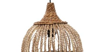 Foto Bazar Bizar - De Abaca Tassel Hanglamp - Naturel - S