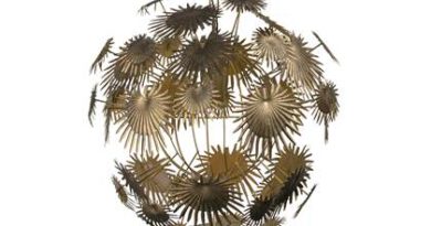 Foto BePureHome Atom Hanglamp - Metaal - Antique Brass - 55x55x56