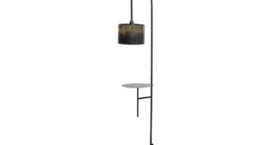 Foto BePureHome Blackout Vloerlamp - Metaal - Zwart - 160x30x43