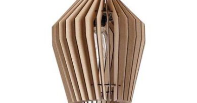 Foto Blij Design Hanglamp Corner  24 cm naturel