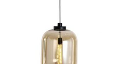 Foto Bronx71 Hanglamp Amber 45 cm 1-lichts glas