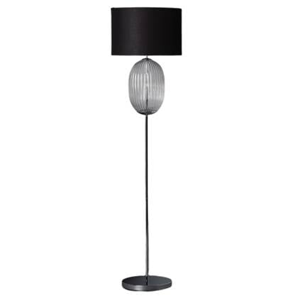 Foto Bussandri Vloerlamp modern - Metaal - Zwart