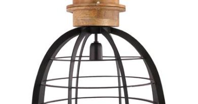 Foto Dimehouse Hanglamp Pons 45 cm Zwart Industrieel