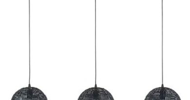 Foto Duverger Beehive - Hanglamp - handgemaakt - 3 ronde kappen