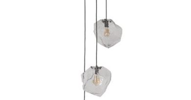 Foto Duverger Icecube - Hanglamp - 3L - transparant mondgeblazen glas