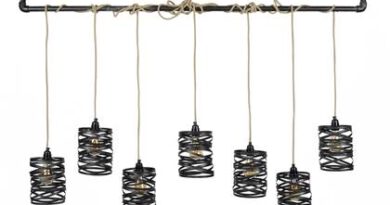 Foto Duverger Wrapped Metal - Hanglamp - metalen kappen - 7 lichtpunten