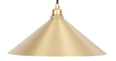 Foto Frama - Cone - Hanglamp - Messing - Â¸36 cm - Incl. E27 pendant