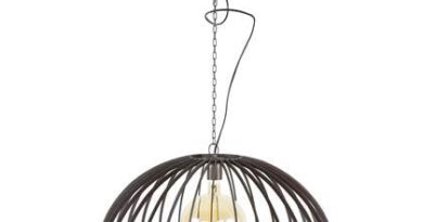 Foto Hoyz - Hanglamp 1L Capitol - 70 - Zwart Bruin - Industrieel