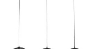 Foto Hoyz - Hanglamp 3L beach - Zwart bruin - Industrieel