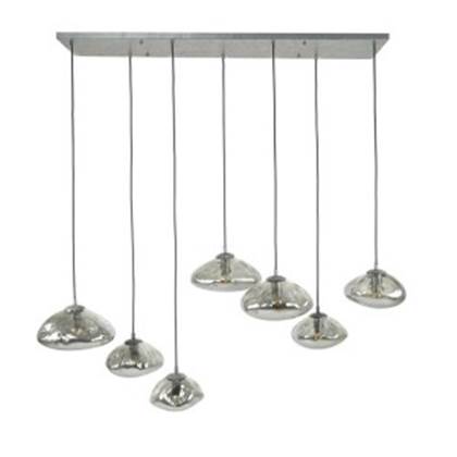 Foto Hoyz - Hanglamp 4+3 cloud / Oud zilver