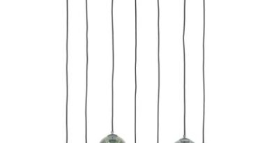 Foto Hoyz - Hanglamp Bubble Shaded - 7 Lampen - Industrieel - Grijs/Zwart