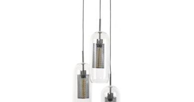 Foto Hoyz - Hanglamp Cilinder - 3x15 - Getrapt - Glas