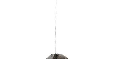 Foto Hoyz - Hanglamp Rock Chromed - 1 Lamp - Grijs/Zwart - Industrieel