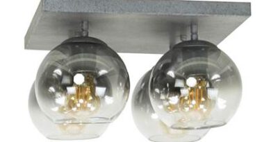 Foto Hoyz - Plafondlamp 4L Shaded - Oud Zilver - Industrieel