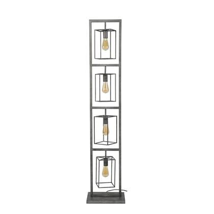 Foto Hoyz - Vloerlamp Cubic Tower - 4 Lampen - 34x24x160