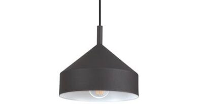 Foto Ideal Lux Hanglamp - Metaal - Zwart