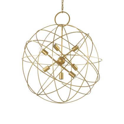 Foto Ideal Lux Hanglamp modern - Metaal - Goud