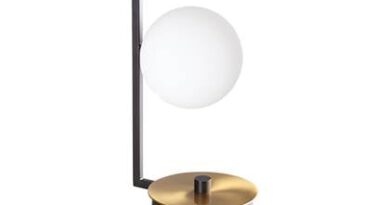 Foto Ideal Lux tafellamp modern - Metaal - Zwart