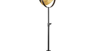 Foto Ideal Lux Vloerlamp modern - Metaal - Goud