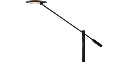 Foto Lucide ANSELMO - Bureaulamp - LED Dimb. - 1x9W 3000K - Zwart