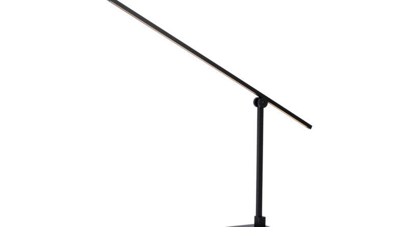 Foto Lucide AGENA - Bureaulamp - LED Dimb. - 1x15W 2700K - Zwart