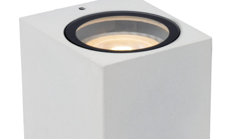 Foto Lucide ZARO - Wandspot Buiten - 1xGU10 - IP44 - Wit