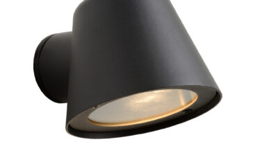 Foto Lucide DINGO-LED - Wandlamp Buiten - LED Dimb. - GU10 - 1x5W 3000K - IP44 - Antraciet