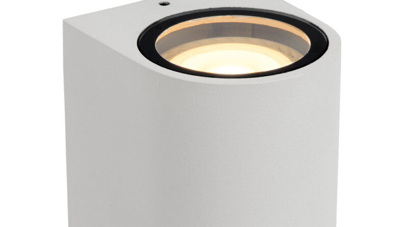 Foto Lucide ZARO - Wandspot Buiten - 1xGU10 - IP44 - Wit