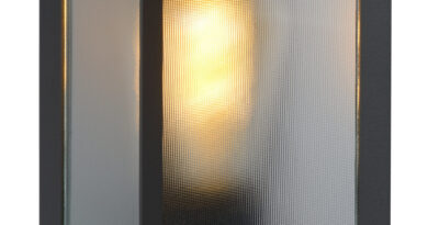 Foto Lucide CAGE - Wandlamp Buiten - LED - 1xE27 - IP44 - Antraciet