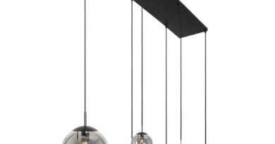 Foto Steinhauer Hanglamp bollique L 120 cm B 25 cm 6 lichts 3499 zwart