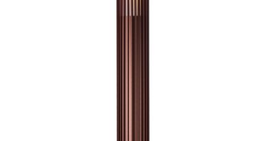 Foto Nordlux Buitenlamp Aludra paal H 95 cm bruin metallic