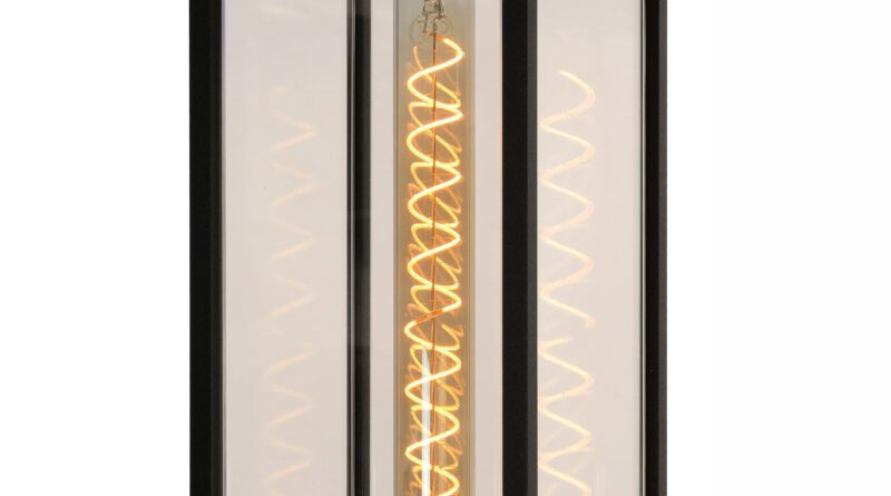 Foto Lucide LAURENS - Wandlamp Buiten - 1xE27 - IP54 - Zwart