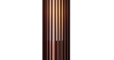 Foto Nordlux Buitenlamp Aludra paal H 45 cm bruin metallic