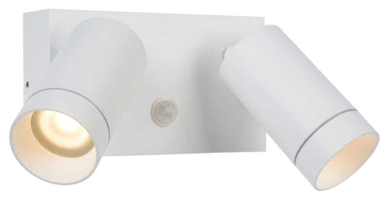 Foto Lucide TAYLOR - Wandspot Buiten - 2xGU10 - IP54 - Wit