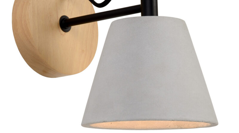 Foto Lucide POSSIO - Wandlamp - 1xE14 - Taupe