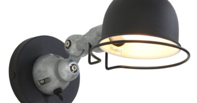 Foto Mexlite Wandlamp davin 7657zw zwart