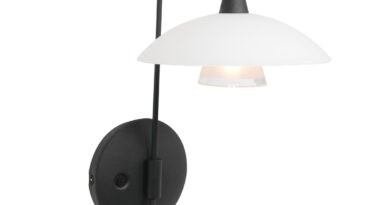 Foto Steinhauer Wandlamp tallerken LED 2656zw zwart