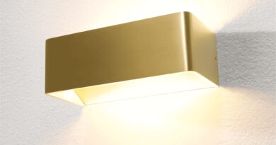 Foto Artdelight Wandlamp Mainz 20 x 7 cm mat goud