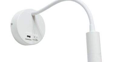 Foto Artdelight Wandlamp Flex USB wit