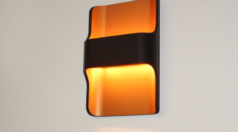 Foto Artdelight Wandlamp Dallas zwart-goud