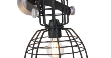 Foto Anne Light & home Wandlamp mark iii mini 7875zw zwart