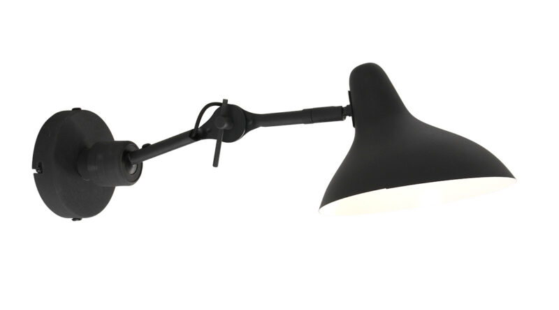 Foto Anne Light & home Wandlamp anne kasket 2693zw zwart