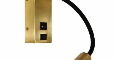 Foto Artdelight Wandlamp Easy USB mat goud