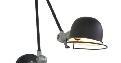 Foto Mexlite Wandlamp mexlite davin 7656zw zwart